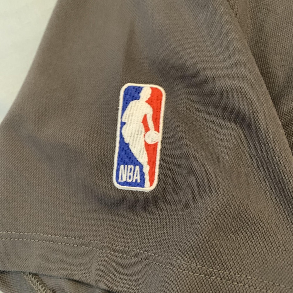 Utah Jazz Shirt Mens 2XL Gray NBA Basketball Dri Fit Polo Short Sleeve Nike - Picture 5 of 9